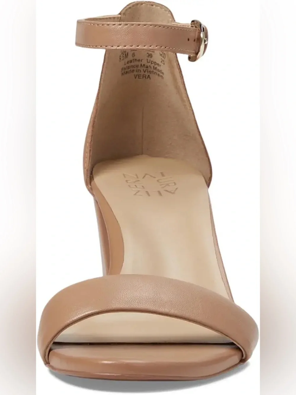 Naturalizer Vera Tan Ankle-Strap Block Heel Sandals New with out box Size 9.5